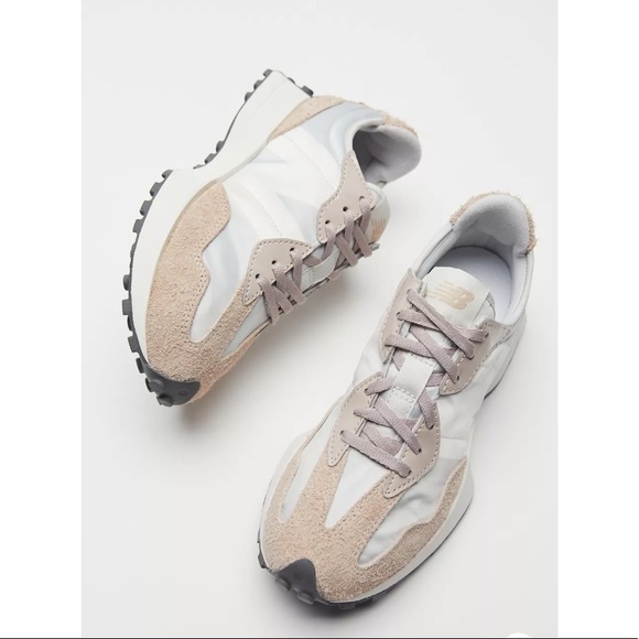 New Balance 327 Sneakers, Light Grey.  New w/Box - Picture 8 of 11